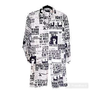 Harry Potter PB Teen Daily Prophet Pajamas Size Small